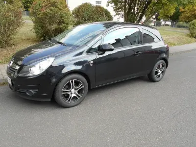 Gebraucht Opel Corsa Edition 69 PS (50 kW) 2010 Schwarz Kleinwagen