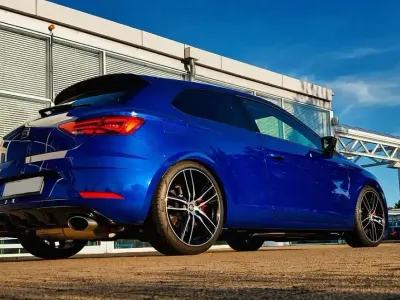 Brugt Seat Leon SC CUPRA 300 HK (220 kW) 2017 Blå Hatchback