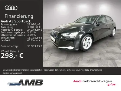Usata Audi A3 Advanced Plus 116 CV (85 kW) 2025 Nero Berlina