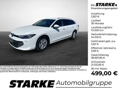 Gebraucht VW Passat Business 150 PS (110 kW) 2024 Weiß (pure white) Kombi