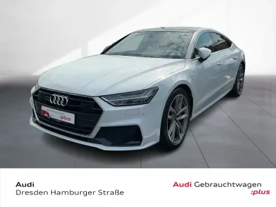 Gebraucht Audi A7 Sportback S-Line 299 PS (219 kW) 2023 Weiß Kleinwagen