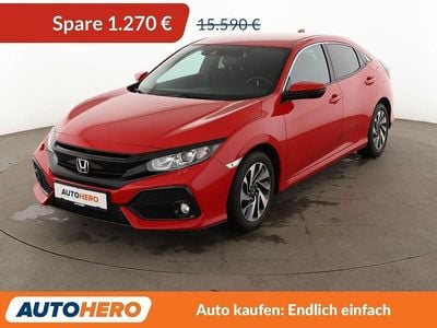 Rot Gebraucht 2017 Honda Civic Elegance Limousine | 14.320 € (Fairer Preis)