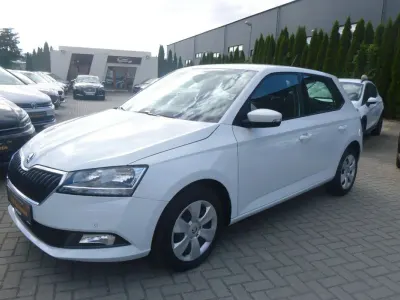Gebraucht Skoda Fabia Ambition 75 PS (55 kW) 2019 Weiß Kleinwagen