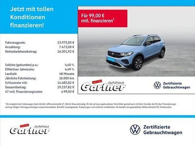 Clear blue metallic Gebraucht 2025 VW T-Cross Goal SUV | 23.975 € (Fairer Preis)