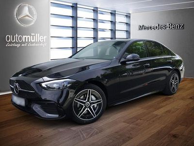 Gebraucht Mercedes C400 AMG 381 PS (280 kW) 2023 Obsidianschwarz Limousine