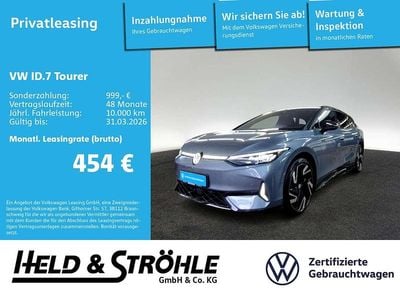Gebraucht VW ID.7 GTX 250 kW (340 PS) 2025 Stonewashed blue metallic Kombi