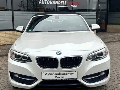Gebraucht BMW 218 Sport Line 136 PS (100 kW) 2016 Weiß Cabrio