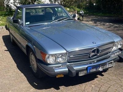 Usata Mercedes SL380 224 CV (164 kW) 1985 Blu Cabrio