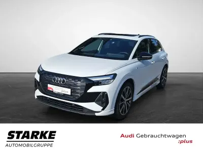 Gebraucht Audi Q4 e-tron S-Line 150 kW (204 PS) 2023 Gletscherweiß metallic SUV