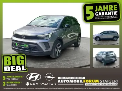 Gebraucht Opel Crossland Edition 83 PS (61 kW) 2022 Kontrast grau/quarz silber SUV