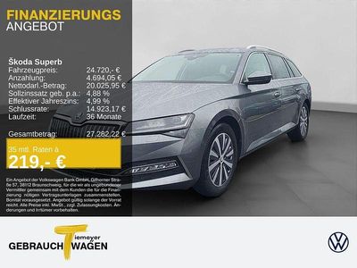Grau Gebraucht 2022 Skoda Superb Style Kombi | 24.490 € (Superpreis)