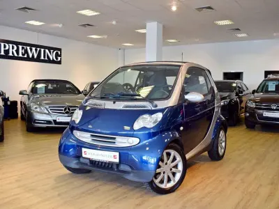 Brugt Smart ForTwo Cabrio Passion 61 HK (44 kW) 2005 Blå Cabriolet