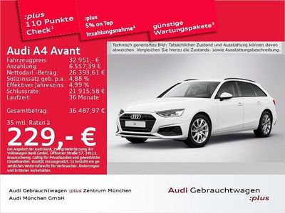 Gebraucht Audi A4 Basis 204 PS (150 kW) 2024 Arkonaweiß Kombi