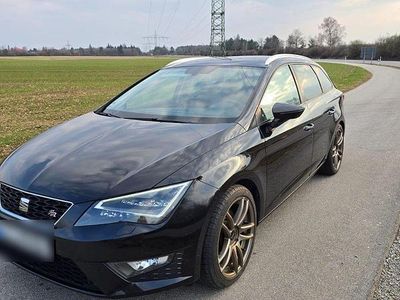 Usata Seat Leon ST FR 184 CV (135 kW) 2014 Nero Station wagon