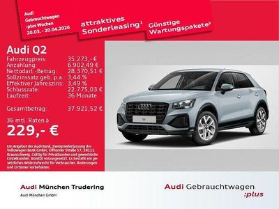 Gebraucht Audi Q2 Advanced Plus 150 PS (110 kW) 2025 Grau SUV