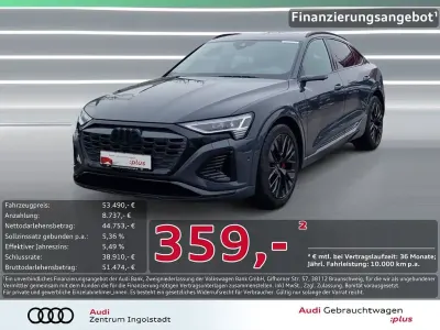 Gebraucht Audi Q8 e-tron S-Line 300 kW (408 PS) 2023 Grau SUV