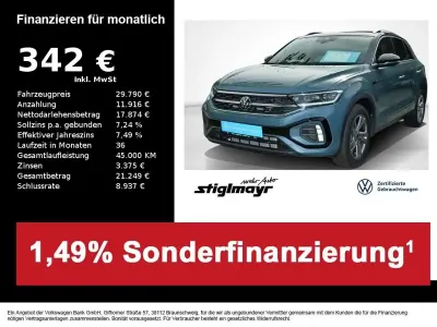 Gebraucht VW T-Roc Cabriolet R-line 150 PS (110 kW) 2025 Petroleum blue metallic SUV
