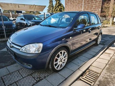 Blau Gebraucht 2003 Opel Corsa Kleinwagen | 1.500 € (Guter Preis)