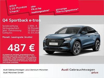 Gebraucht Audi Q4 Sportback e-tron Performance 210 kW (286 PS) 2025 Blau SUV
