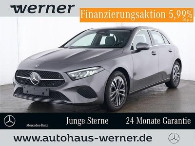 Lack mountaingrau Gebraucht 2024 Mercedes A180 Advanced Limousine | 26.562 € (Guter Preis)