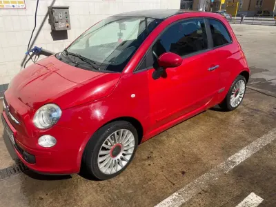 Usata Fiat 500 Lounge 101 CV (74 kW) 2008 Rosso Utilitaria