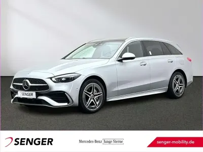 Gebraucht Mercedes C300e AMG Line Premium Plus 197 PS (144 kW) 2025 Lack hightechsilber Kombi