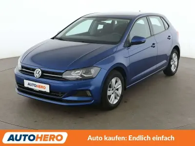Gebraucht VW Polo Comfortline 95 PS (69 kW) 2019 Blau Kleinwagen