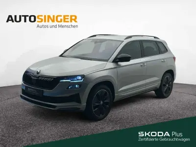 Gebraucht Skoda Karoq SportLine 190 PS (139 kW) 2023 Brilliantsilber metallic SUV