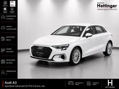 Gebraucht Audi A3 Advanced Plus 150 PS (110 kW) 2023 Weiß Limousine