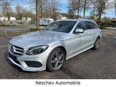 gebraucht Mercedes C250 d T AMG Line Aut Leder/Navi/LED/AHK/2.Hd.