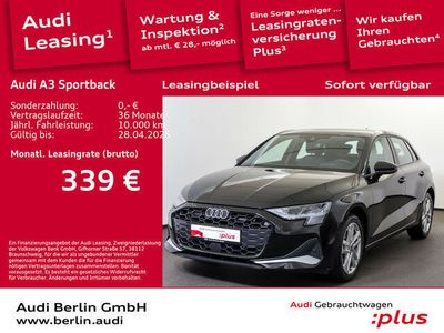 Gebraucht Audi A3 Advanced Plus 150 PS (110 kW) 2024 Mythosschwarz metallic Limousine