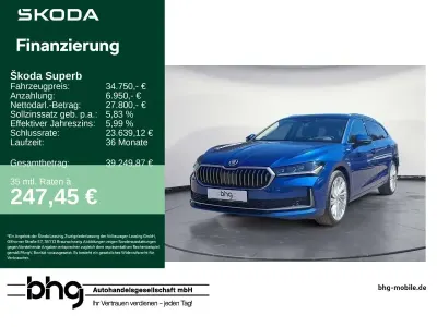 Gebraucht Skoda Superb LAURIN & KLEMENT 193 PS (141 kW) 2024 Blau Kombi
