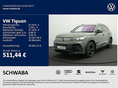 Cipressinogrün metallic Gebraucht 2025 VW Tiguan R-line SUV | 52.210 € (Fairer Preis)