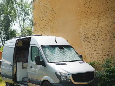 Używany Mercedes Sprinter 162 KM (119 kW) 2018 Srebrny Van