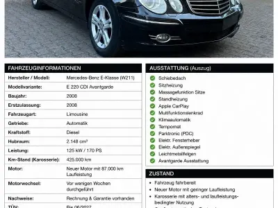 Brugt Mercedes E220