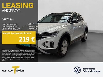 Gebraucht VW T-Roc Life 150 PS (110 kW) 2025 Weiß SUV