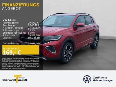 Rot Neu 2025 VW T-Cross R-line SUV | 29.870 € (Guter Preis)