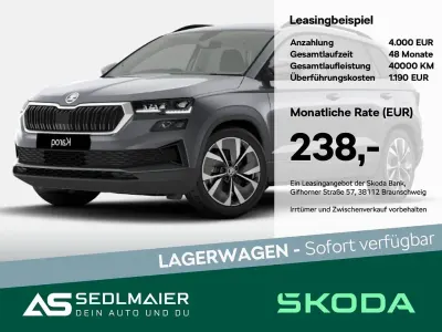Neu Skoda Karoq Tour 150 PS (110 kW) 2025 Graphitegrau SUV
