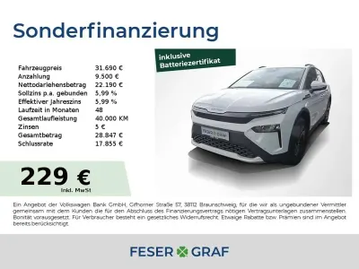 Gebraucht Skoda Elroq 125 kW (170 PS) 2025 Moon weiss perleffekt SUV