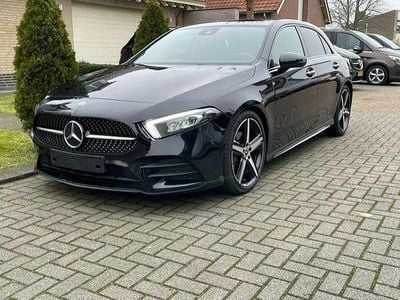 Schwarz Gebraucht 2021 Mercedes A180 AMG line Limousine | 19.400 € (Superpreis)