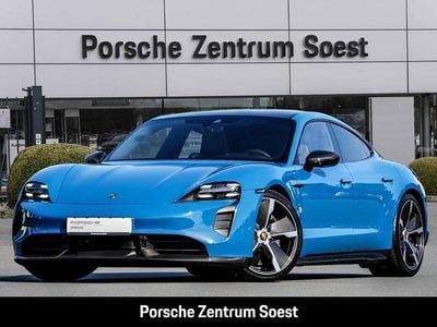 Gebraucht Porsche Taycan Turbo S Sport 559 kW (761 PS) 2023 Farbe nach wahl: osloblau Limousine
