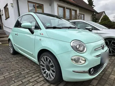Usata Fiat 500C Lounge 69 CV (50 kW) 2017 Verde Cabrio