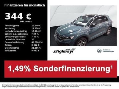 Begagnad VW T-Roc R-line 150 HK (110 kW) 2025 Blå SUV
