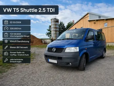 Gebraucht VW T5 131 PS (96 kW) 2004 Blau Van