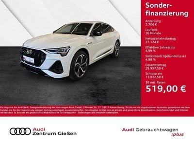 Gebraucht Audi e-tron Sportback S-Line 230 kW (313 PS) 2022 Weiß SUV