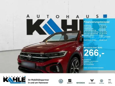 Gebraucht VW T-Roc Cabriolet R-line 150 PS (110 kW) 2022 Rot Cabrio