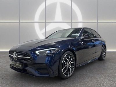 Blau Gebraucht 2022 Mercedes C200 AMG Limousine | 36.960 € (Teuer)