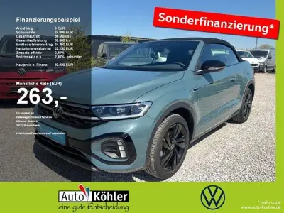 Gebraucht VW T-Roc Cabriolet R-line 150 PS (110 kW) 2025 Blau Cabrio