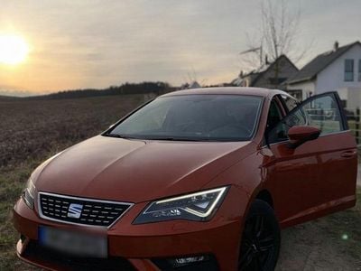 Gebraucht Seat Leon XCELLENCE 125 PS (91 kW) 2018 Orange Limousine