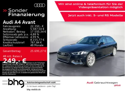 Gebraucht Audi A4 Advanced Plus 163 PS (119 kW) 2024 Schwarz Kombi